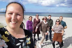Bestyrelses-selfie på Nyborg Strand